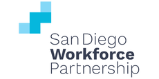 Logo for the San Diego Workforce Partnership